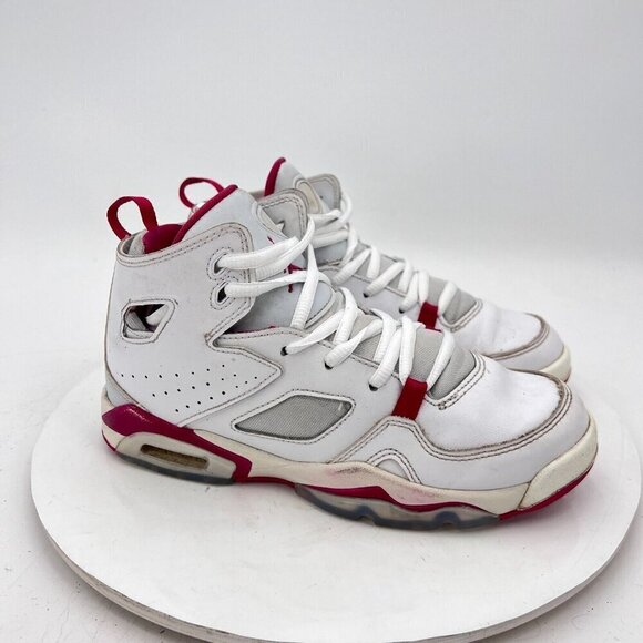 Nike Air Jordan Flight Club 91 Youth Size 4.5Y Women 6 DM1685-102 White Shoes - Picture 4 of 13